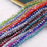 مهره کریستال تراش سایز 6 وارداتی مهره سنگی تراش برای ساخت دستبند مهره کریستالی سایز 6 رنگی مهره اکسسوری لباس و زیورآلات بند مهره کریستال تراش 90 تا 100 عددی