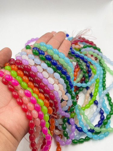مروارید گندمی رنگی وارداتی (بندی)