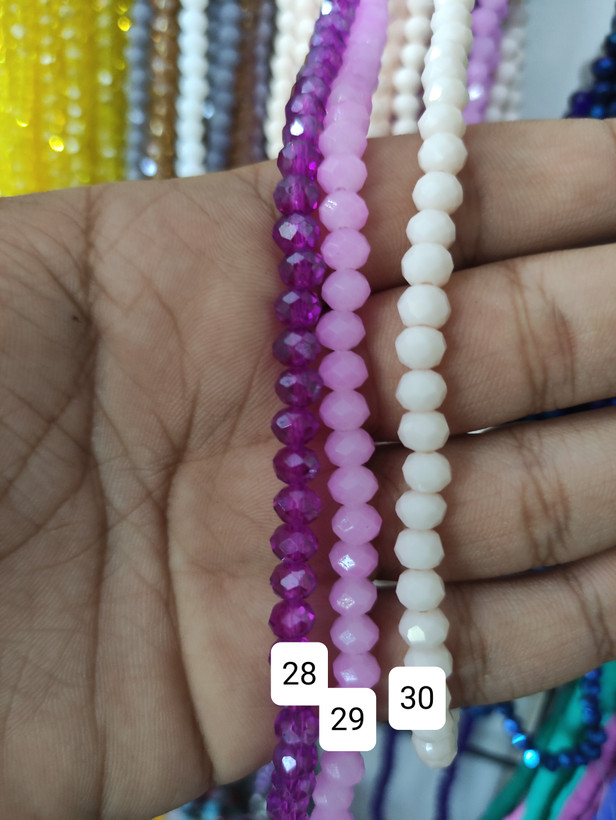 مهره کریستال سایز 6 سنگی اعلا