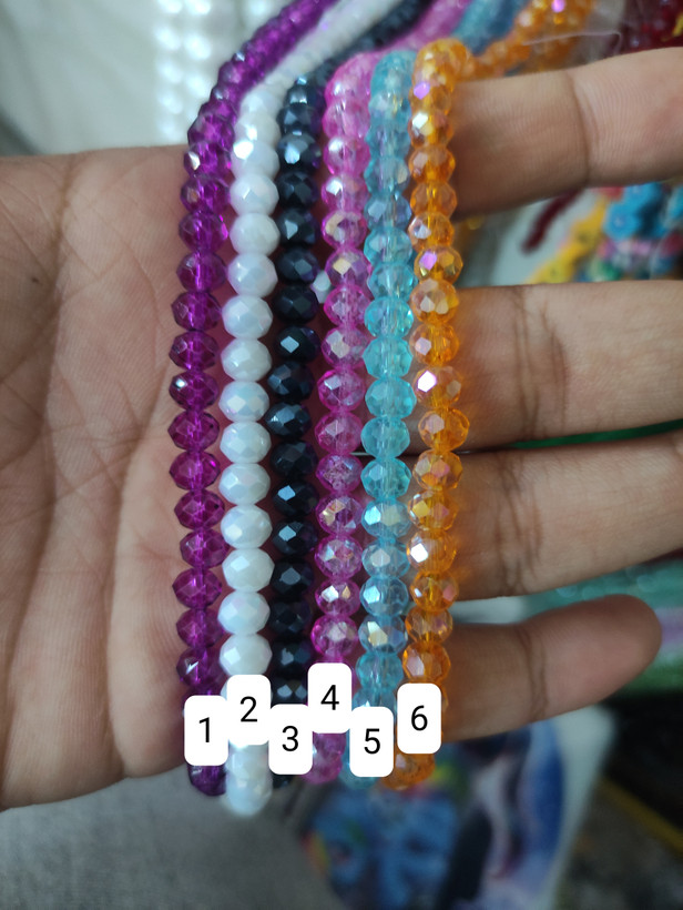 مهره کریستال سایز 6 سنگی اعلا