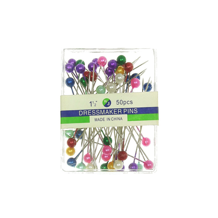 سوزن ته مرواریدی خیاطی بزرگ DRESSMAKER PINS بسته 50 عددی وارداتی